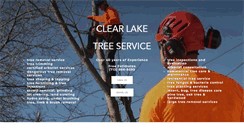 Desktop Screenshot of clearlaketreeservice.com